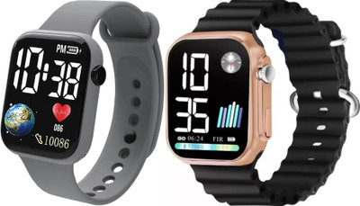 Fash Digital Waterproof LED Display Kids Watch for Boys & Girls Unisex Sport Digital Watch For Men - Women & Children Digital Watch  - For Boys & Girls