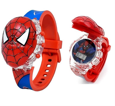 KidzHub 3D Action Figure Hello Kitty Face Based Toy Digital Watch  - For Boys & Girls
