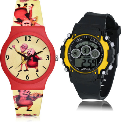 DMAGNATON CM725-B6 Analog-Digital Watch  - For Boys
