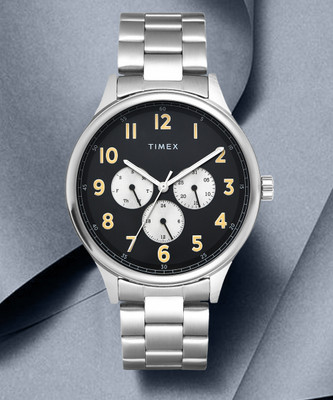 TIMEX Multi Function Black Dial Analog Watch  - For Men