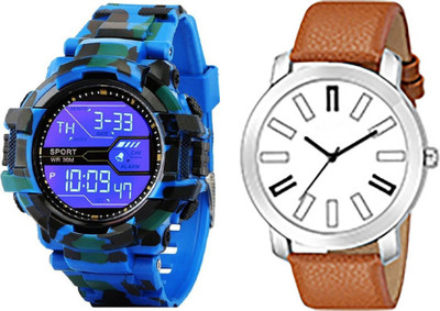 Brostin Elegent Look Analog-Digital Men's Combo Watches Analog-Digital Watch  - For Men
