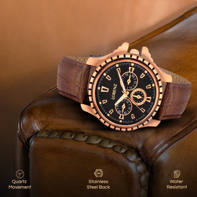 LORENZ MK-1054A LORENZ Copper Chrono Style Analogue Men's Watch Analog Watch  - For Men