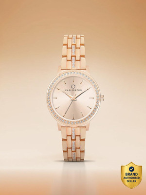 Carlington CT 2037 RoseGold Carlington Iconic Series Premium Ladies Wrist Watches Analog Watch  - For Women