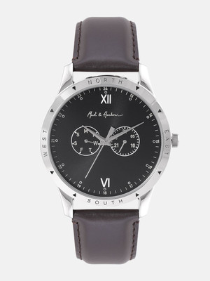 Mast & Harbour Multi Function Day & Date Leather Strap Watch Analog Watch  - For Men