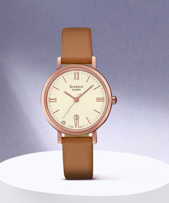 CASIO SHE-4540CGL-9AUDF Sheen Analog Watch  - For Women