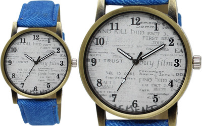 TVILLA White News paper MZ-LR28 Analog Watch  - For Men