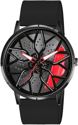 Glowme Glowme Car Wheel Watch Lotus Analog Watch  - For Men