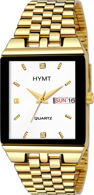 HYMT HMTY-7025 ORIGINAL GOLD PLATED DAY & DATE FUNCTIONING WATCH FOR BOYS Analog Watch  - For Men