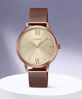 CASIO LTP-E157MR-9ADF Enticer Lady's ( LTP-E157MR-9ADF ) Analog Watch  - For Women