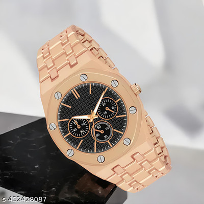 HPWATCH 9HPWTCH01 Modern Minimalist Black Dial Silicone Strap Analog Watch Analog Watch  - For Men