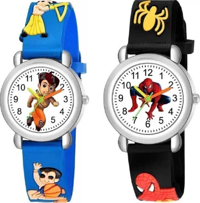 dmash COMBO SET OF 2 WATCH-02-ANALOG-02 PLASTIC KIDS ANALOG WATCH Analog Watch  - For Boys & Girls