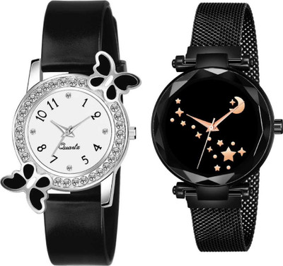 Brostin New Combo Combo Watches for Womens Analog Watch  - For Women