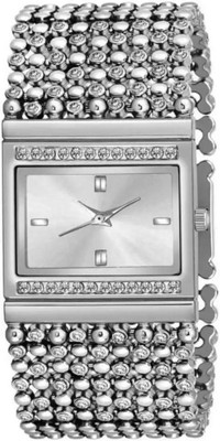 house of common Analog new fashion trendy full round diamond show women Black watch Analog Watch Analog Watch  - For Girls