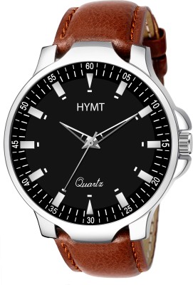 HYMT HMTY-5006 Black Dial & Brown Strap for Boys Analog Watch  - For Men