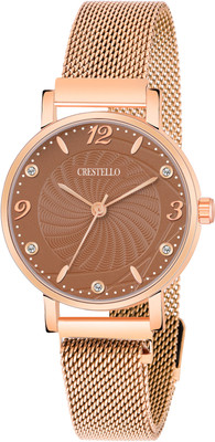 CRESTELLO CR-RG146-BRW Analog Watch  - For Women