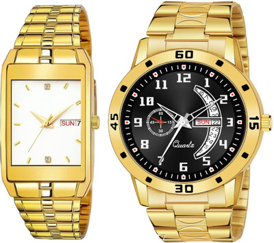 Caihong Golden-White-Gold-1 Analog Watch  - For Men