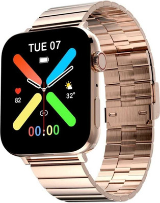 Krishna Enterprises Stylish Rose Gold Smartwatch for Men & Women | Fitness Tracker & Call Function Digital Watch  - For Boys & Girls