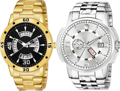 Caihong GOLD-21-AND-SLV-10 Analog Watch  - For Men