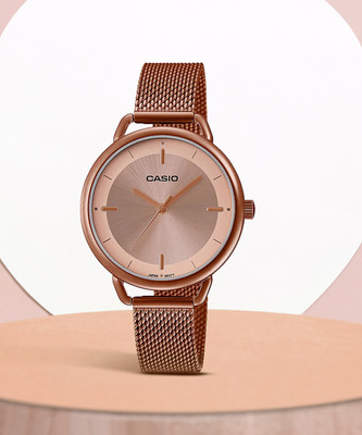 CASIO LTP-E413MR-9ADF Enticer Ladies Analog Watch  - For Women