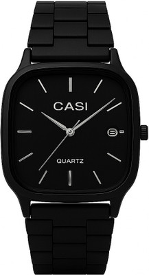 essential treasures Men’s Analog Black Dial Watch Classic Quartz Vintage Analog Watch  - For Men & Women