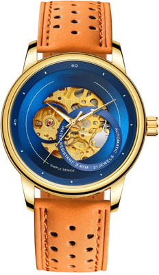Olmeca Effortless Elegance: Self-Winding Timepiece Assortment Auto Kinetics Classic Ease: Timepiece Portfolio Inside Revolving Gears Analog Watch  - For Men