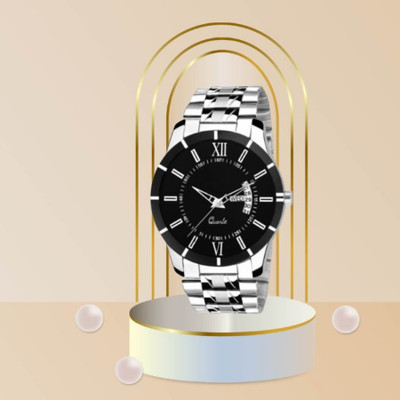 house of common Stylish Unique Day And Date Black Watch Analog Watch  - For Men