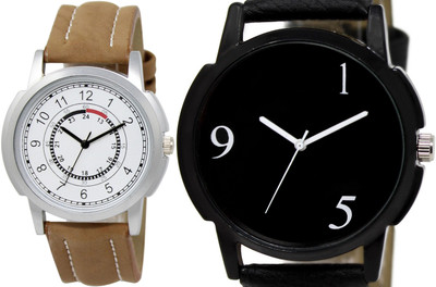 TVILLA White Numbers MZ-LR17 Analog Watch  - For Men