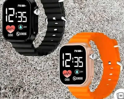 Timofy Daily Wear Digital Watch for Kids Boys Girls Stylish Modern Use Solid Colour Digital Watch For Kids Digital Watch  - For Men