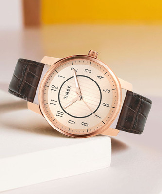 TIMEX Rose Gold Dial Analog Watch  - For Men