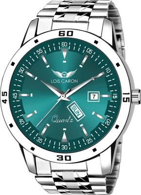 LOIS CARON LCS-8324 Stylish Trending Working Day and Date Stainless steel Watch for Boys Analog Watch  - For Men