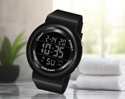 TERIZLA 2002 Digital Sports Multi Functional Black Dial Watch for Mens Boys Kids Fasionable Digital Watch  - For Boys