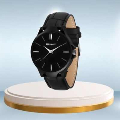 Giomex New Trendy G-Black Plain_1 Analog Watch Analog Watch  - For Men