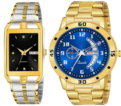 Caihong TT-Black-Gold-4 Analog Watch  - For Men