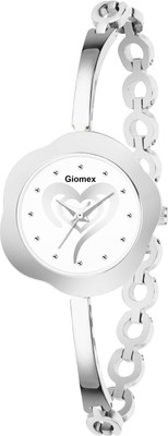 Giomex GMA0L731 Silver Round shape Dial Watch Bracelet Analog Watch  - For Women