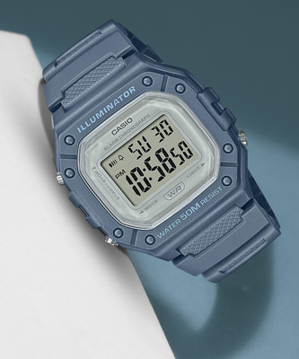 CASIO W-218HC-2AVDF Youth Digital Watch  - For Men & Women