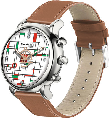 DoubleRun Analog Watch  - For Men