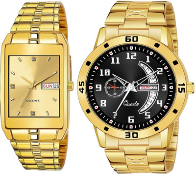 Caihong Golden-Golden-Gold-1 Analog Watch  - For Men