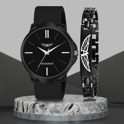 ANALOGUE Smart Watch Strap | Stainless Steel Bracelet | Smart Clip | Soft Silicon | Boys Analog Watch  - For Men