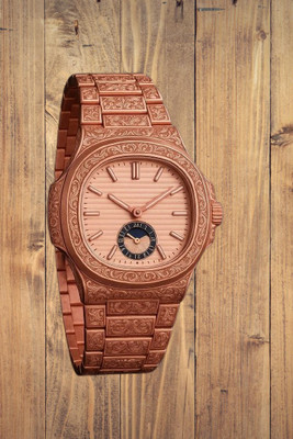 DECLASSE New Arrival Rose Gold Dial Analog Watch with Stylish Chain Wrist Watch for Men Analog Watch  - For Men