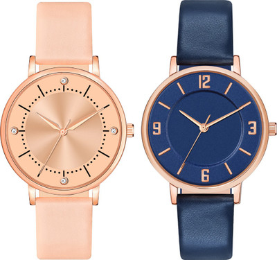 SPLAZOS MT-395 + MT-512 Trending And Functioning Round Dial Combo Of 2 Leather Watch For Women Analog Watch - For Girls SPLAZOS MT-395 + MT-512 Trending And Functioning Round Dial Combo Of 2 Leather Watch For Women Analog Watch - For Girls
