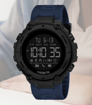 Harbor 9098 Men's Blue Strap Digital Athletic Watch Digital Watch  - For Boys