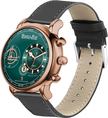 DoubleRun Analog Watch  - For Men