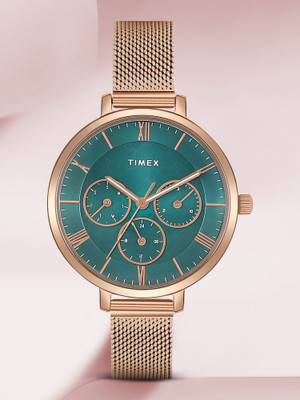TIMEX Multifunction Green Dial Analog Watch  - For Women