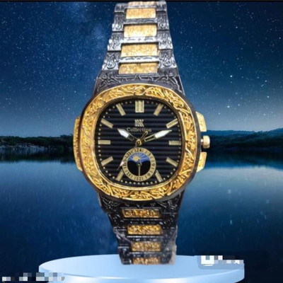 Agg traders AT22 New trending mens multicolor analog watch with moon design Analog Watch  - For Men