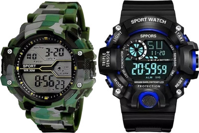 KIMY Digital watch Royal Look Waterproof Military Army Watch For Men’s Boys & Kids in Multicolour Digital Watch  - For Men
