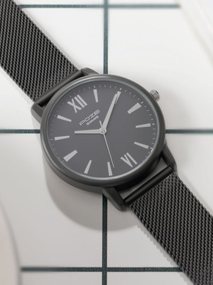SONATA Poze Gun Strap with Grey Dial Analog Watch  - For Men