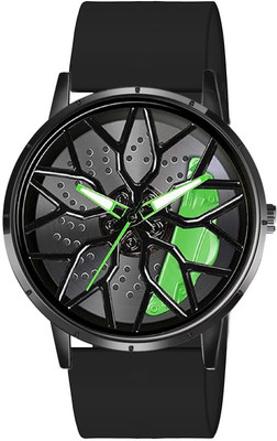 RealBuff Gyro Wheel Car Wheel Analog Watch  - For Men