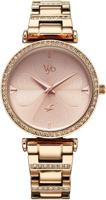 Fastrack Vyb Diva Fastrack Vyb 6.0 Diva Quartz Rose Gold Round Dial Women's Watch / Analog Watch  - For Boys & Girls