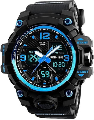Om Collection SKMIE Om Collection Hybrid Analog and Digital Displays SKMI_BLUE Analog-Digital Watch  - For Men & Women