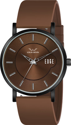 LOUIS DEVIN LD-GR092-BRWN Brown Silicone Strap Analog Watch  - For Men